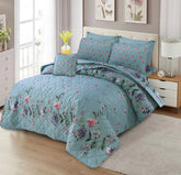 7 Pcs Comforter Set DZ-89 ( light weight filling )